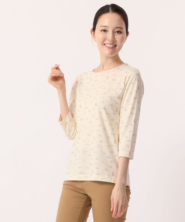 サイクルプリントTシャツシャツ