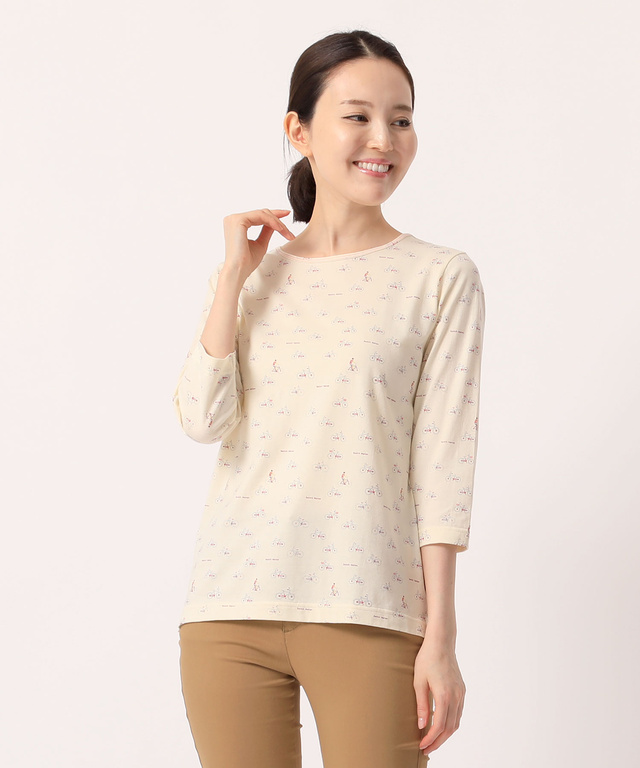 サイクルプリントTシャツシャツ
