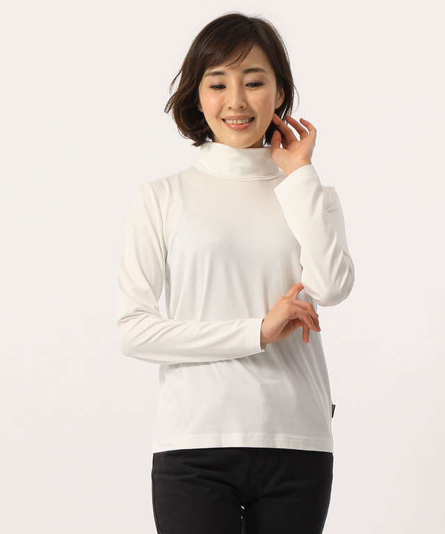 暖かタートルネックTシャツ
