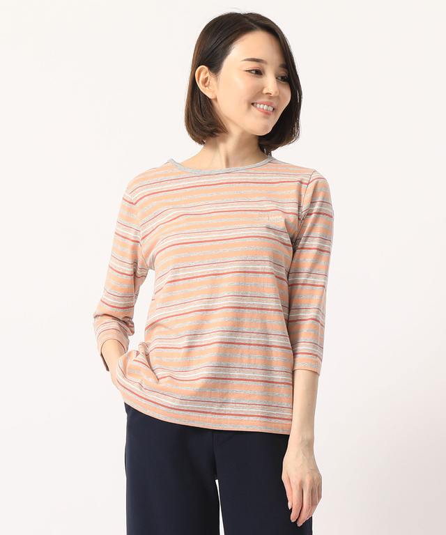 ボーダーTシャツ【UVカット】