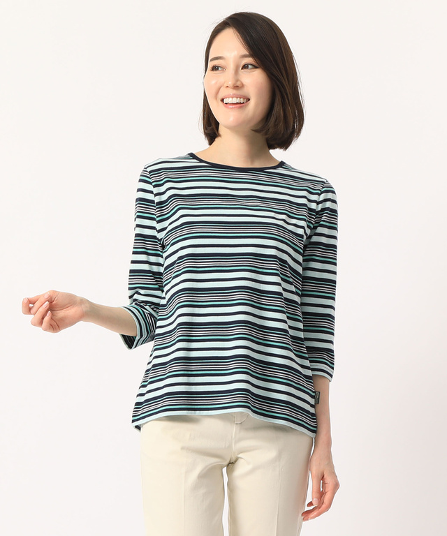 ボーダーTシャツ【UVカット】