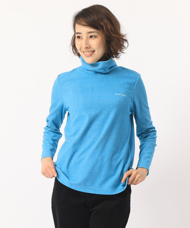 フリースボーダーハイネックTシャツ