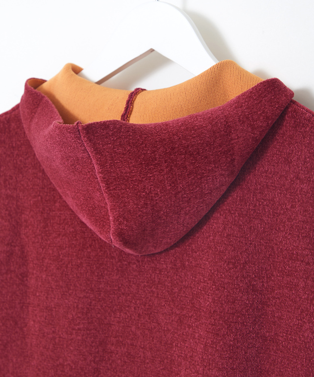 フリース風 ロゴワッペン ニットベスト