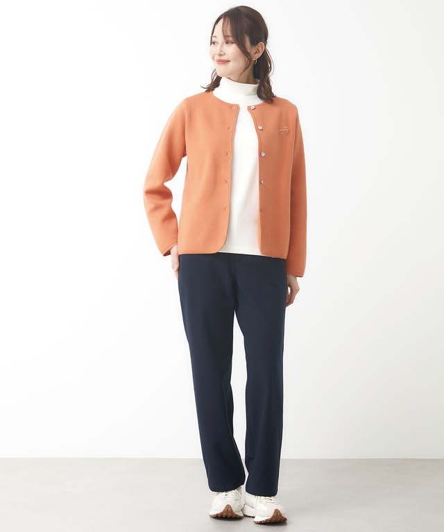 ロゴワッペン ニット カーディガン