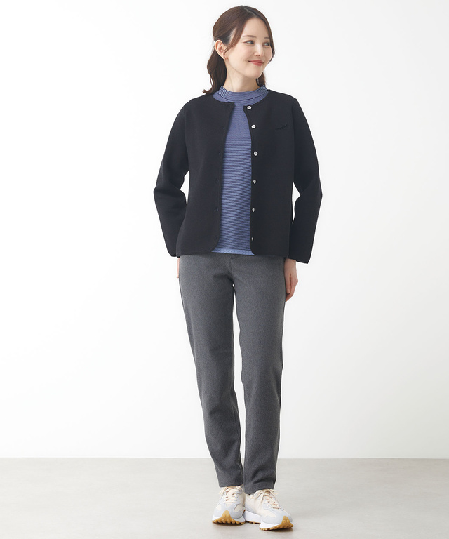 ロゴワッペン ニット カーディガン
