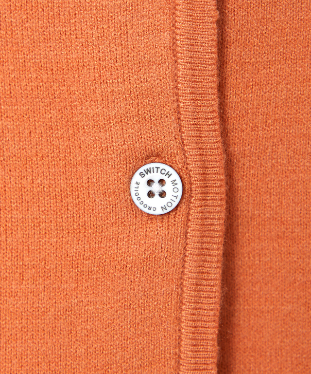 ロゴワッペン ニット カーディガン