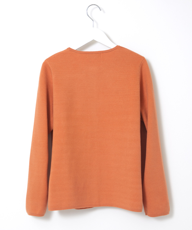 ロゴワッペン ニット カーディガン