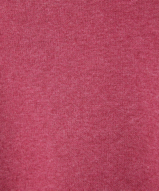 裾切り替え ロゴライン クルーネックニット