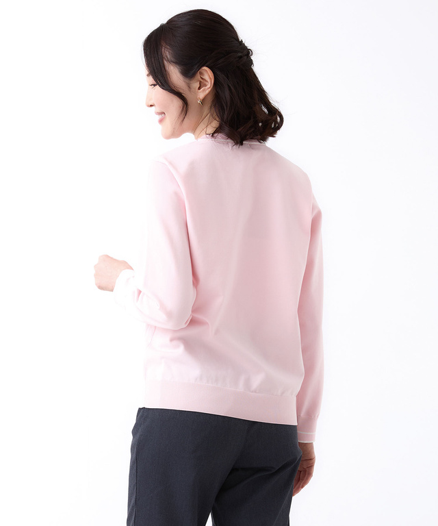 ロゴデザイン プルオーバー ニット【手洗いOK】