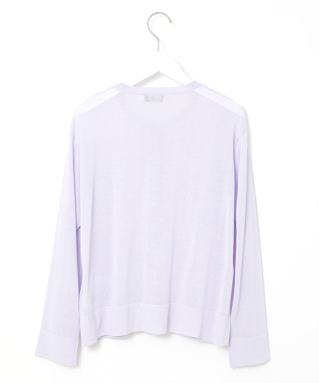 クルーネック カーディガン【手洗いOK】