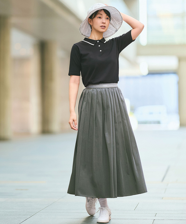 襟パイピング ニット ポロシャツ【ZERO POLO SHIRT】