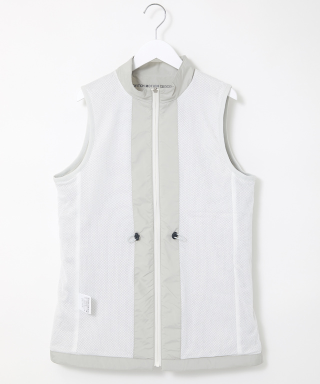 ミドル丈 サーモメッシュベスト【手洗いOK】