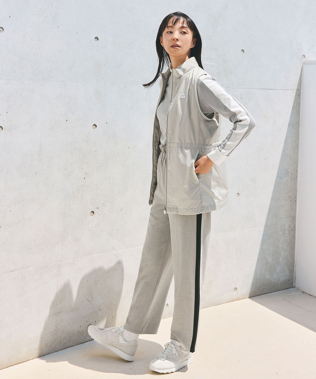 ミドル丈 サーモメッシュベスト【手洗いOK】