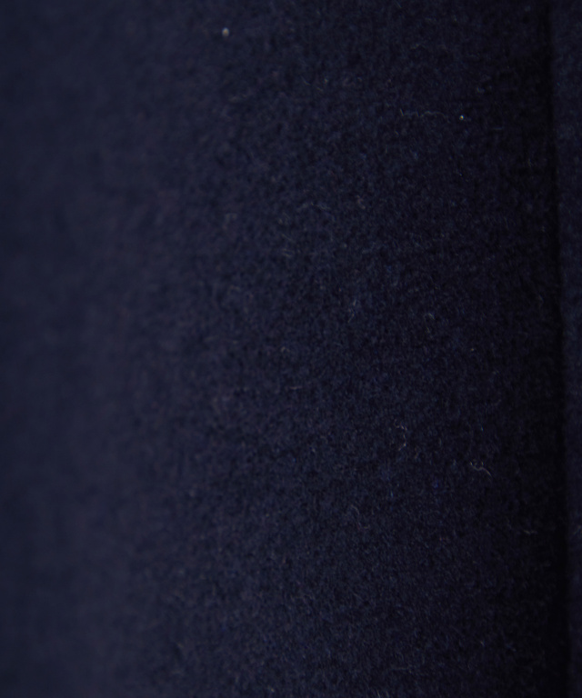 ウールブレンド フーデッド コート