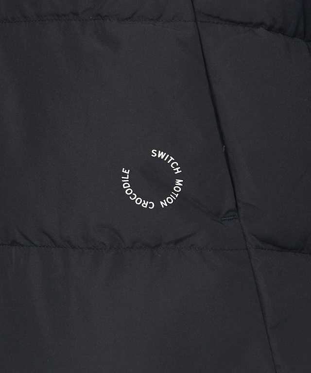 スタンドカラー ダウンジャケット