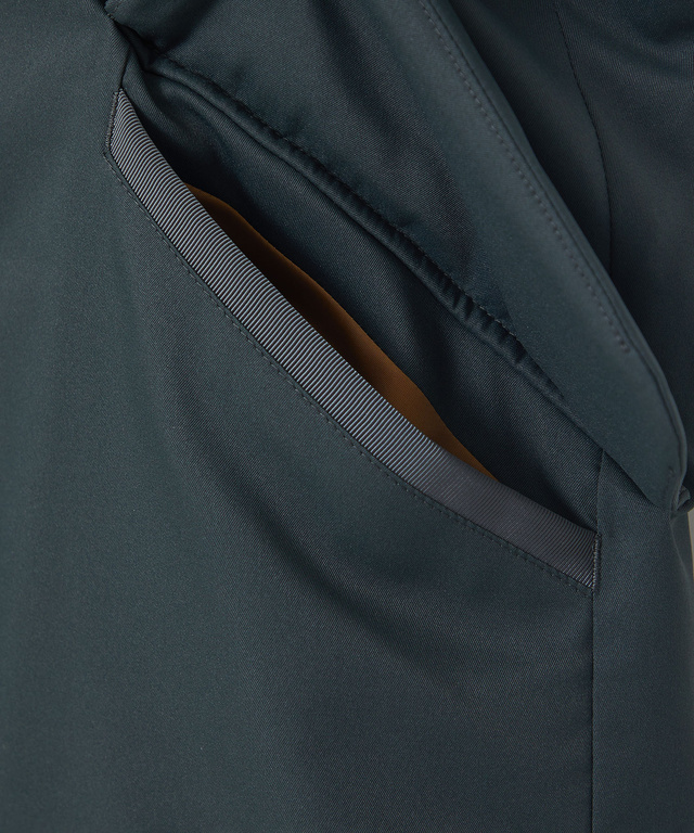 ツイル ロングダウンコート【撥水加工】