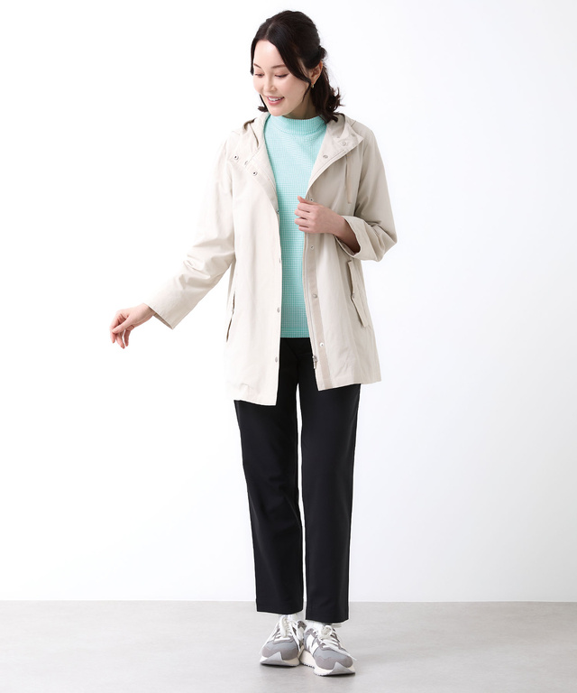 ミドル丈 フーデッドアウター