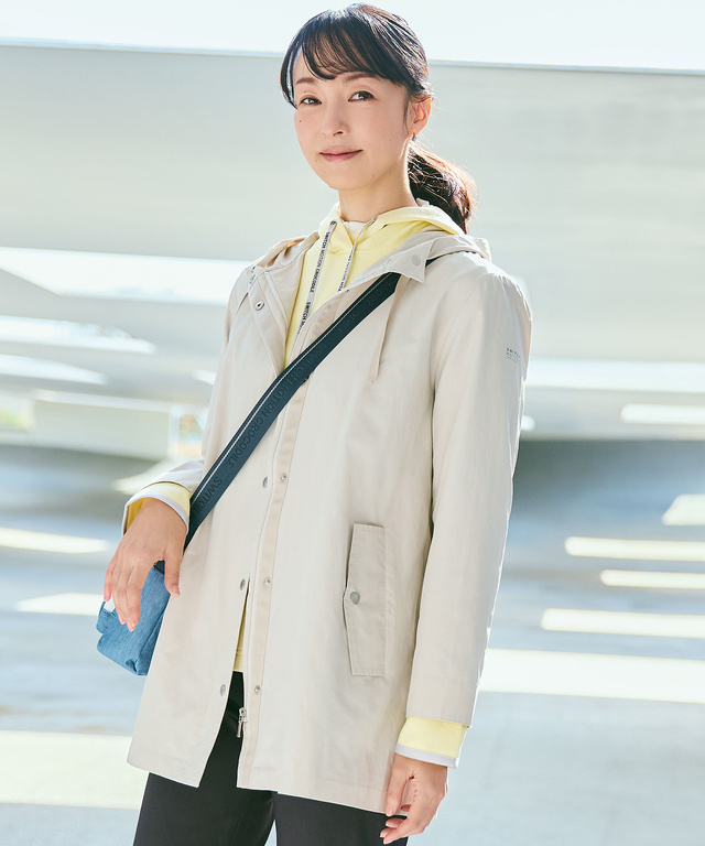 ミドル丈 フーデッドアウター