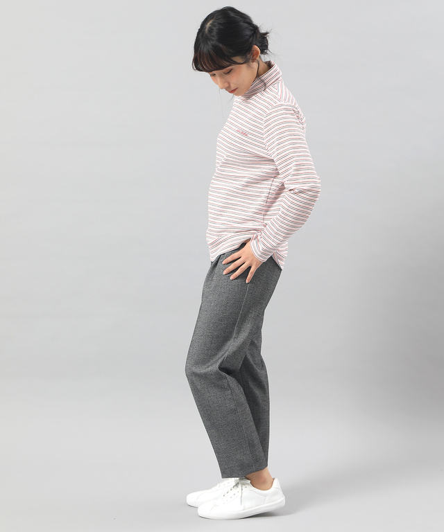 微起毛9分丈パンツ
