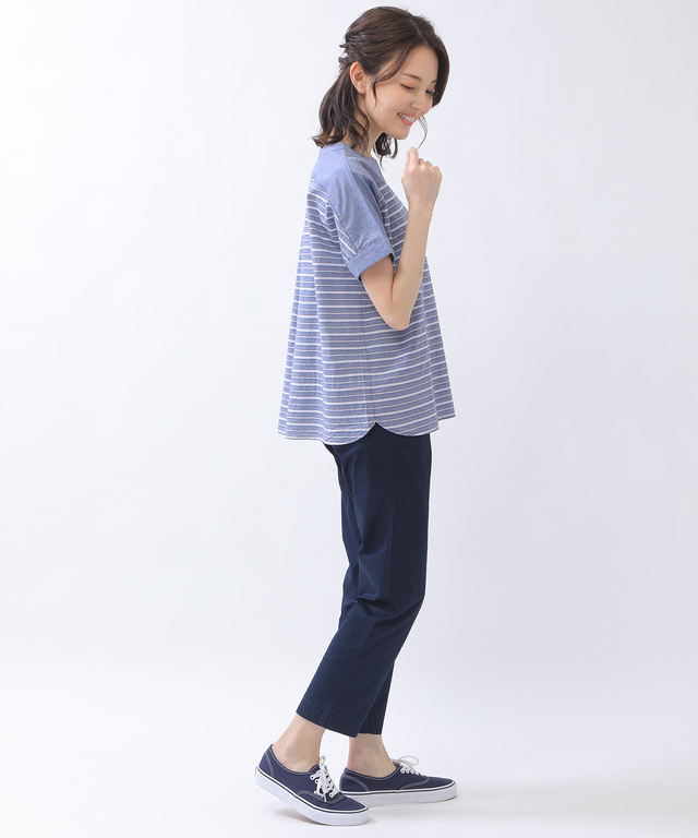 ツイル クロップド パンツ