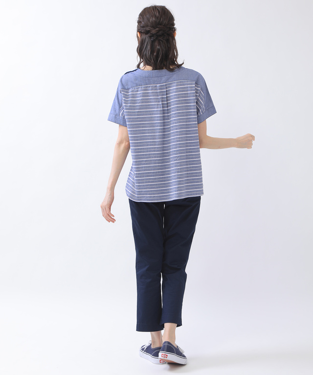 ツイル クロップド パンツ