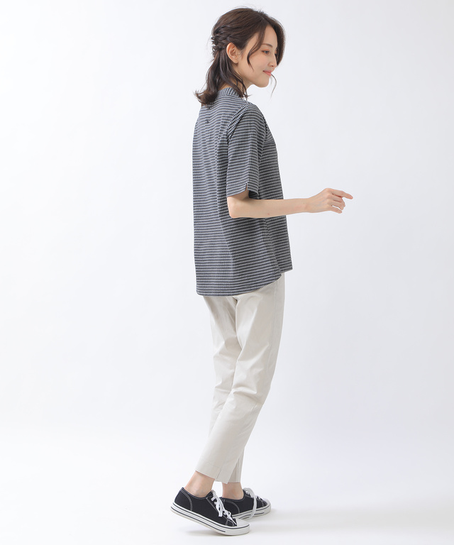 ツイル クロップド パンツ