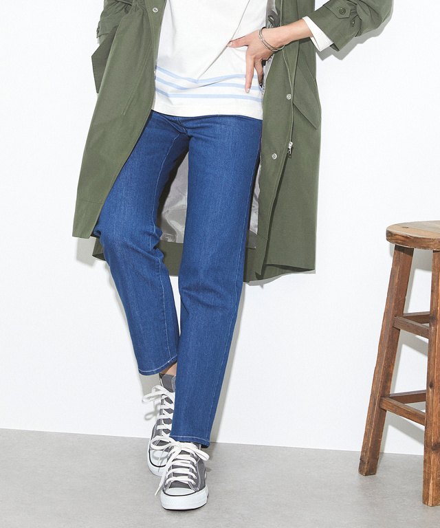 ナチュラルストレッチ ストレート デニム
