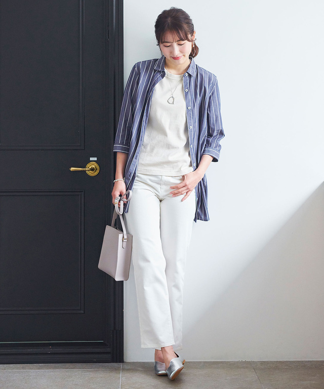 ナチュラルストレッチ ストレート デニム