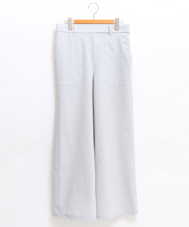 ストレッチ セミワイド パンツ【撥水加工】