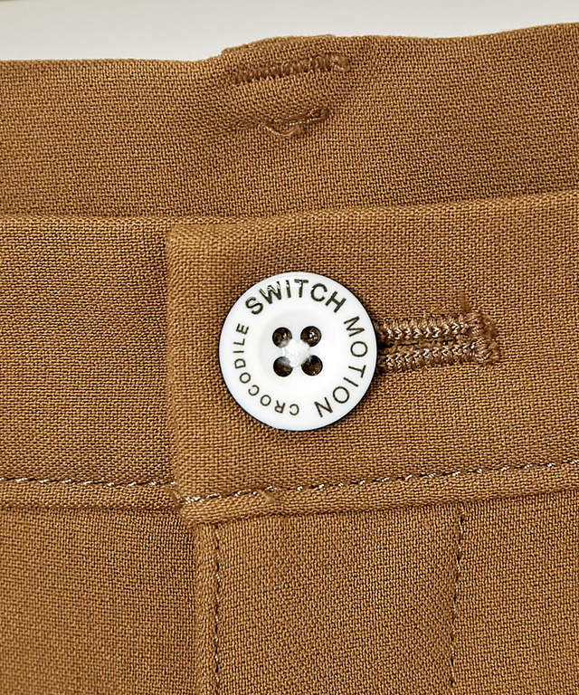 二重織 裏起毛 パンツ