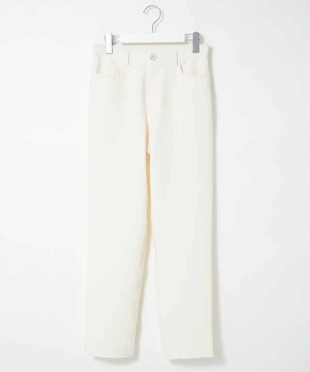 二重織 裏起毛 パンツ