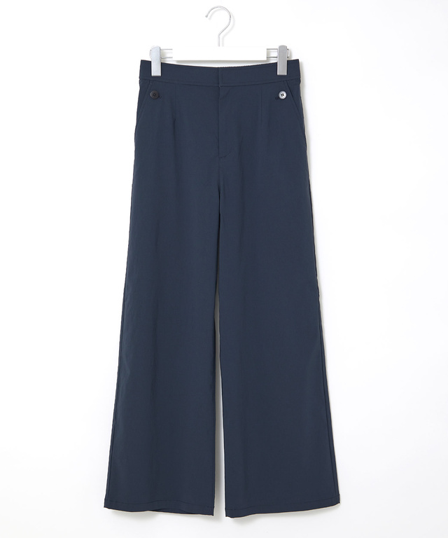ウエストゴム ワイド ストレッチ パンツ