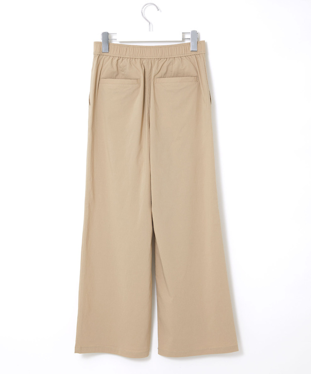 ウエストゴム ワイド ストレッチ パンツ