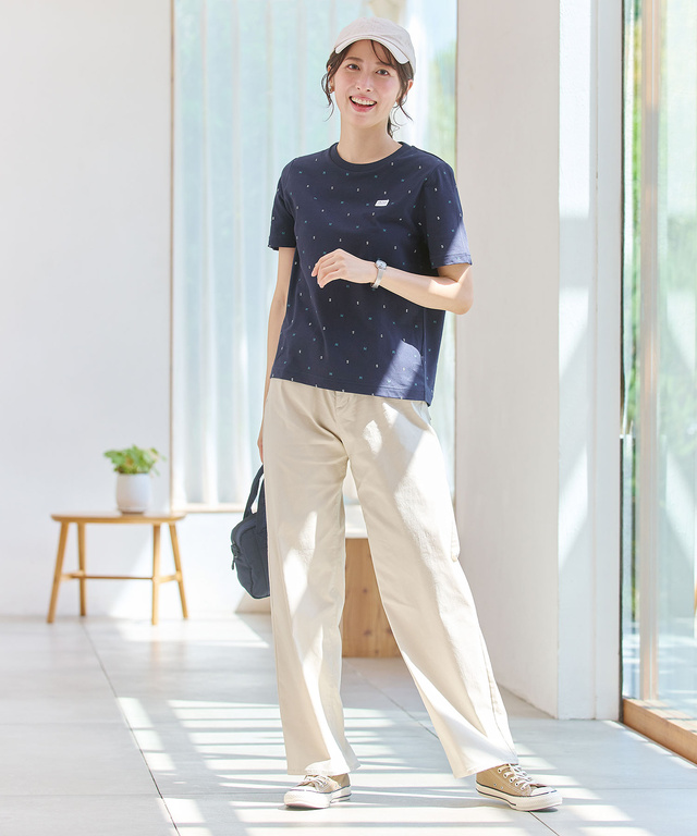 カーブ シルエット パンツ