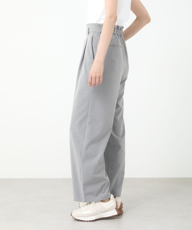 セミワイド シルエット パンツ