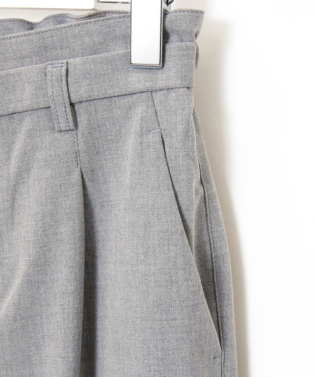 セミワイド シルエット パンツ