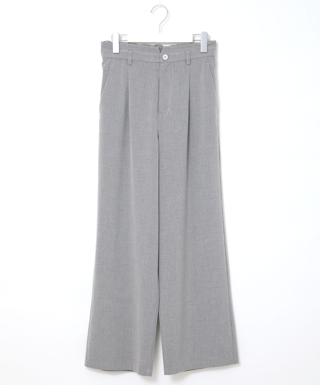 セミワイド シルエット パンツ