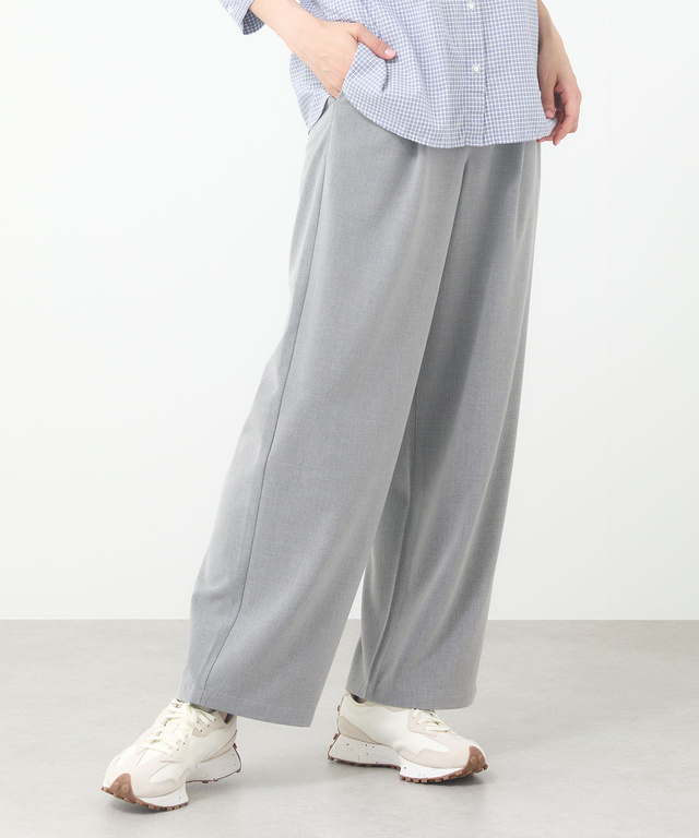 セミワイド シルエット パンツ
