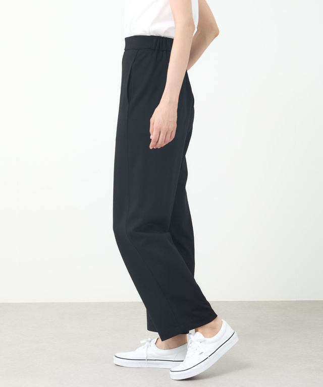 ポンチ カーブ シルエット パンツ