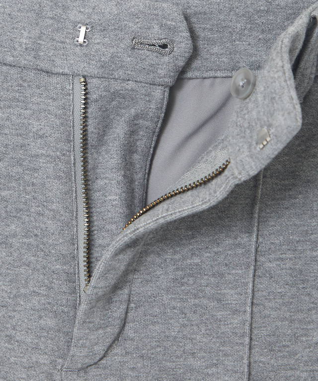 ジャージー素材 セミワイド パンツ