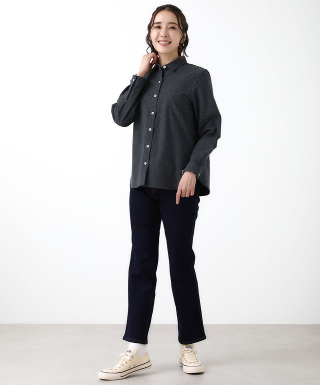 裏起毛 ストレート デニム