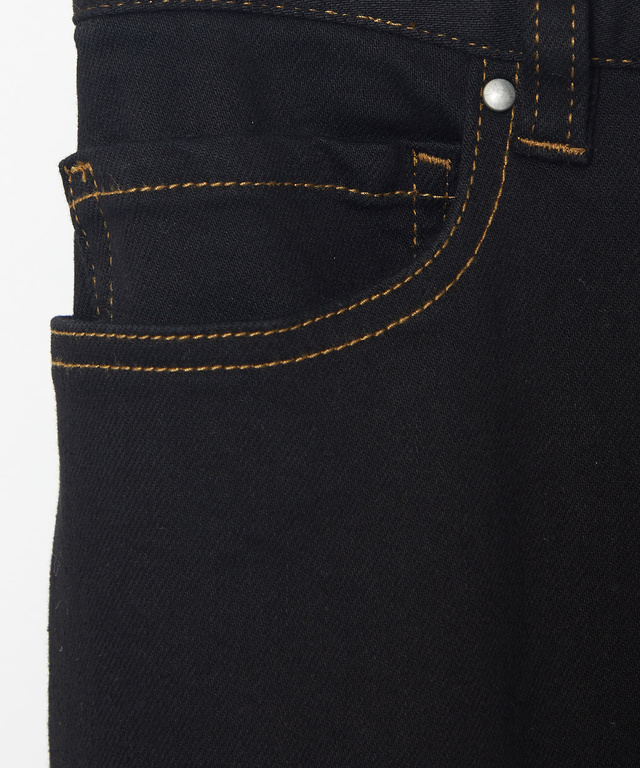 裏起毛 ストレート デニム