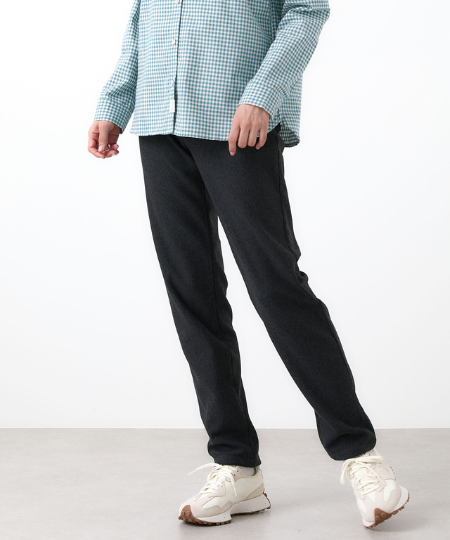 裏起毛 スリムパンツ