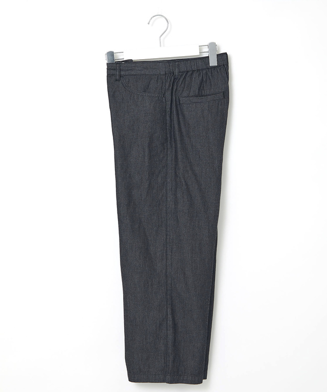 セミワイド クロップド ライト デニム