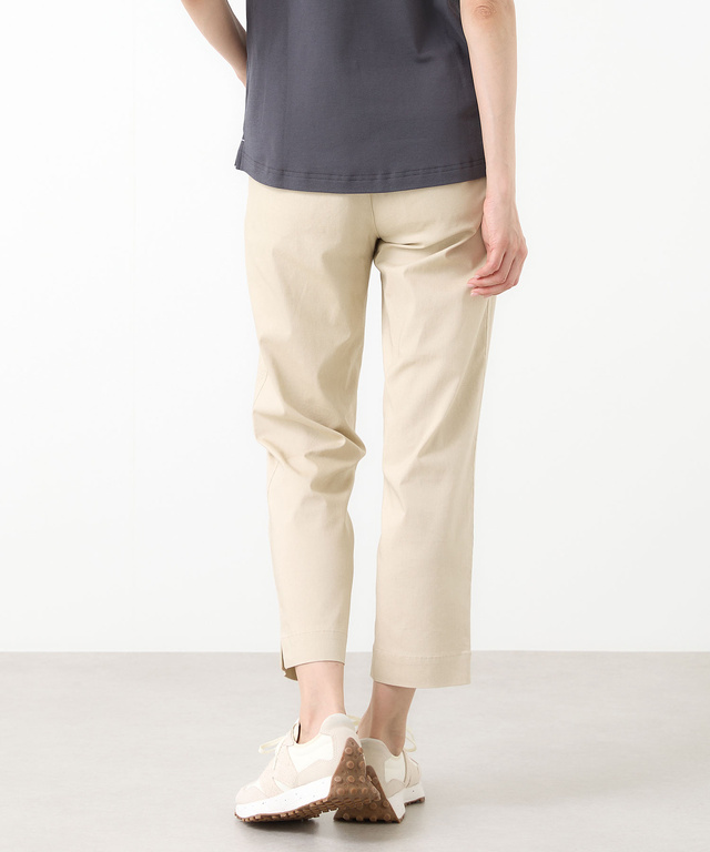 ウエストゴム テーパードパンツ【洗濯機洗いOK】