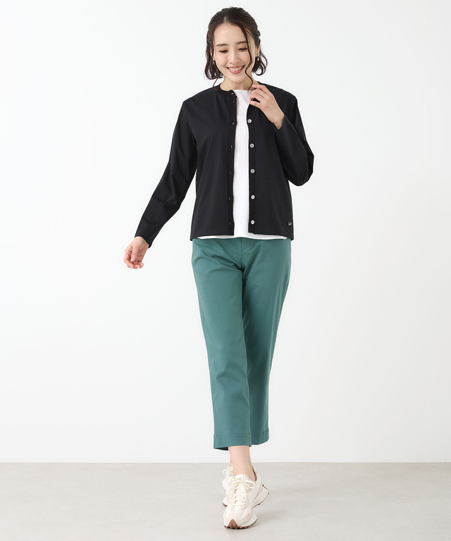 ウエストゴム テーパードパンツ【洗濯機洗いOK】