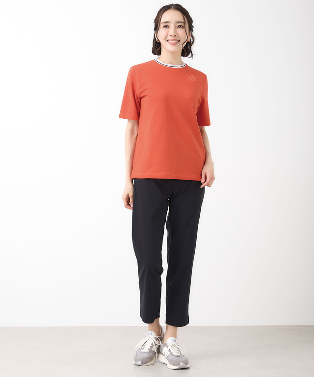 ウエストゴム テーパードパンツ【洗濯機洗いOK】