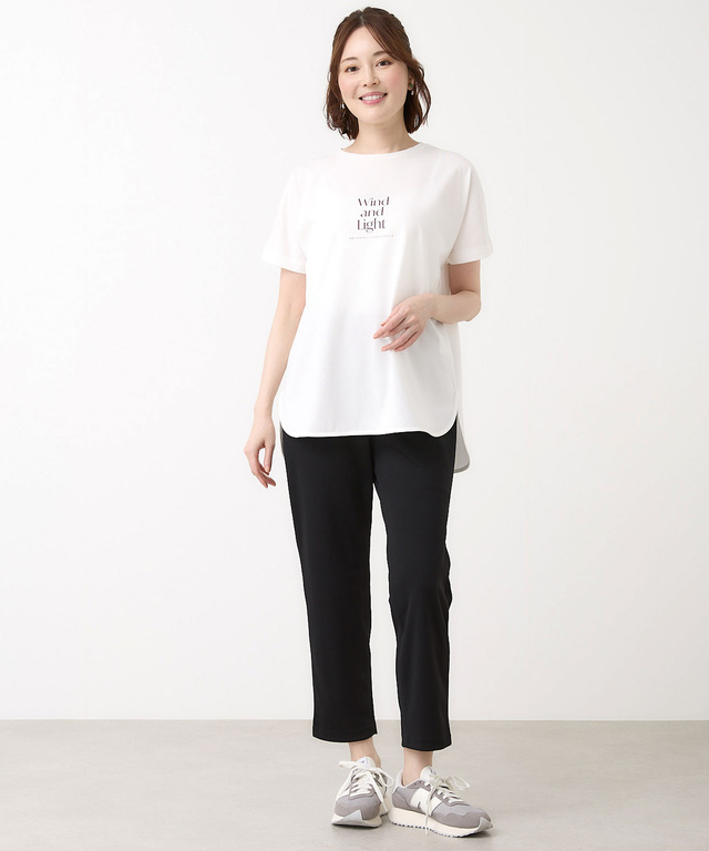 ウエストゴム テーパードパンツ