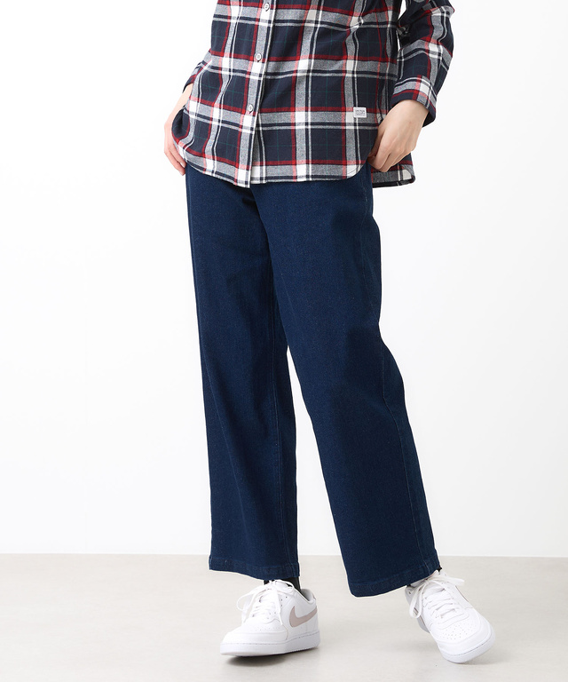 ウエストゴム ストレート パンツ
