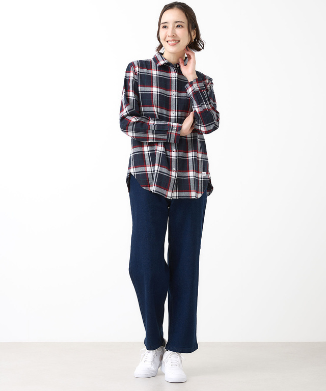 ウエストゴム ストレート パンツ